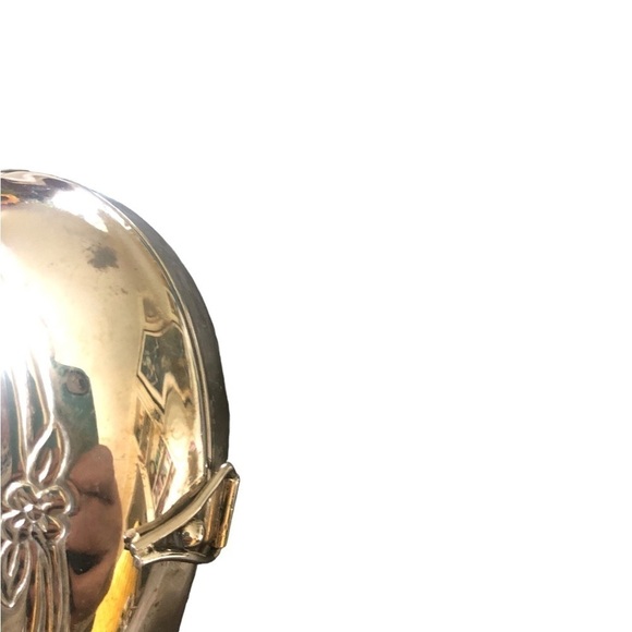 Vintage Large Lenox Kirk Steiff Silverplate Heart Box Ornament With Ribbon 4.5” - Picture 5 of 6